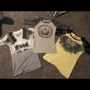 Sinful/affliction T-shirt bundle!